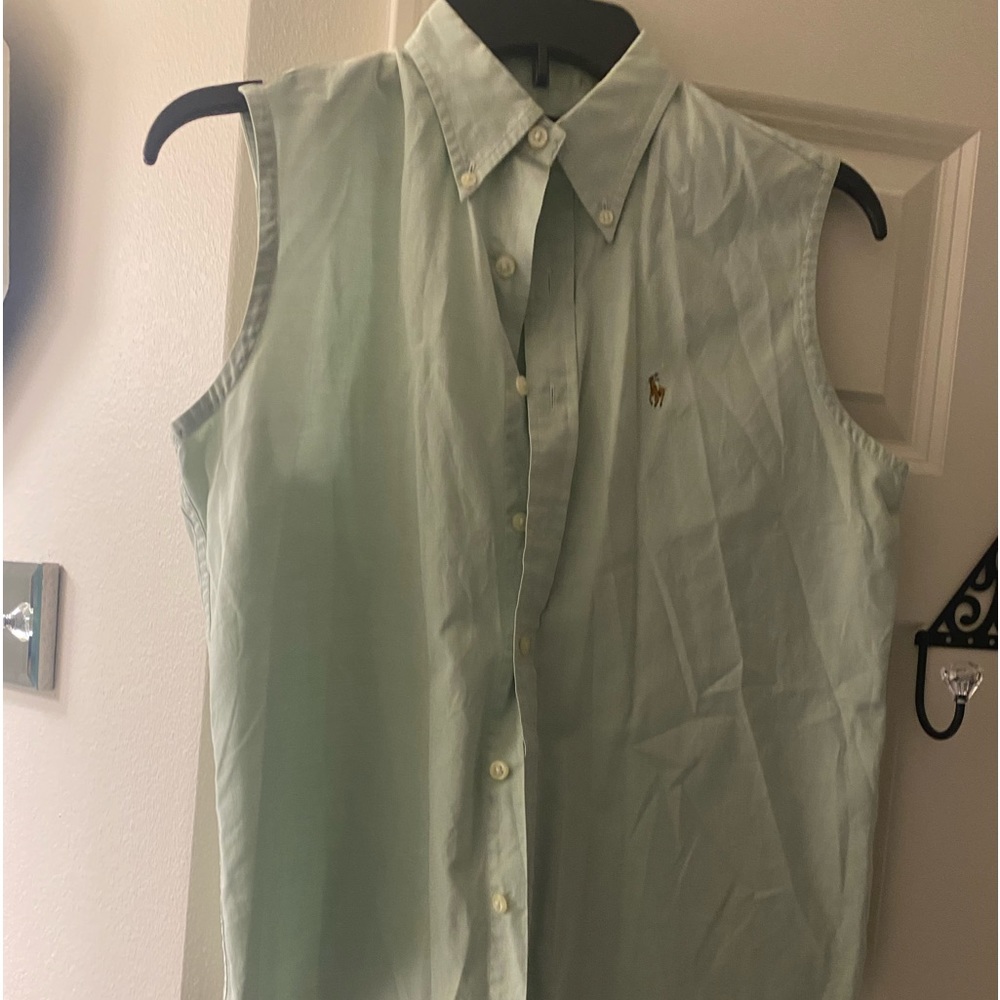 Women Ralph Lauren Sport button down sleeves shirt